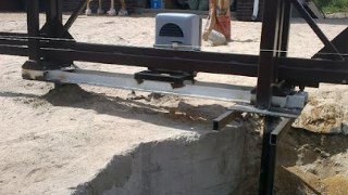 Купить сваи для ворот в Новоуральск. Заказать ворота на сваях под ключ от 21708 руб